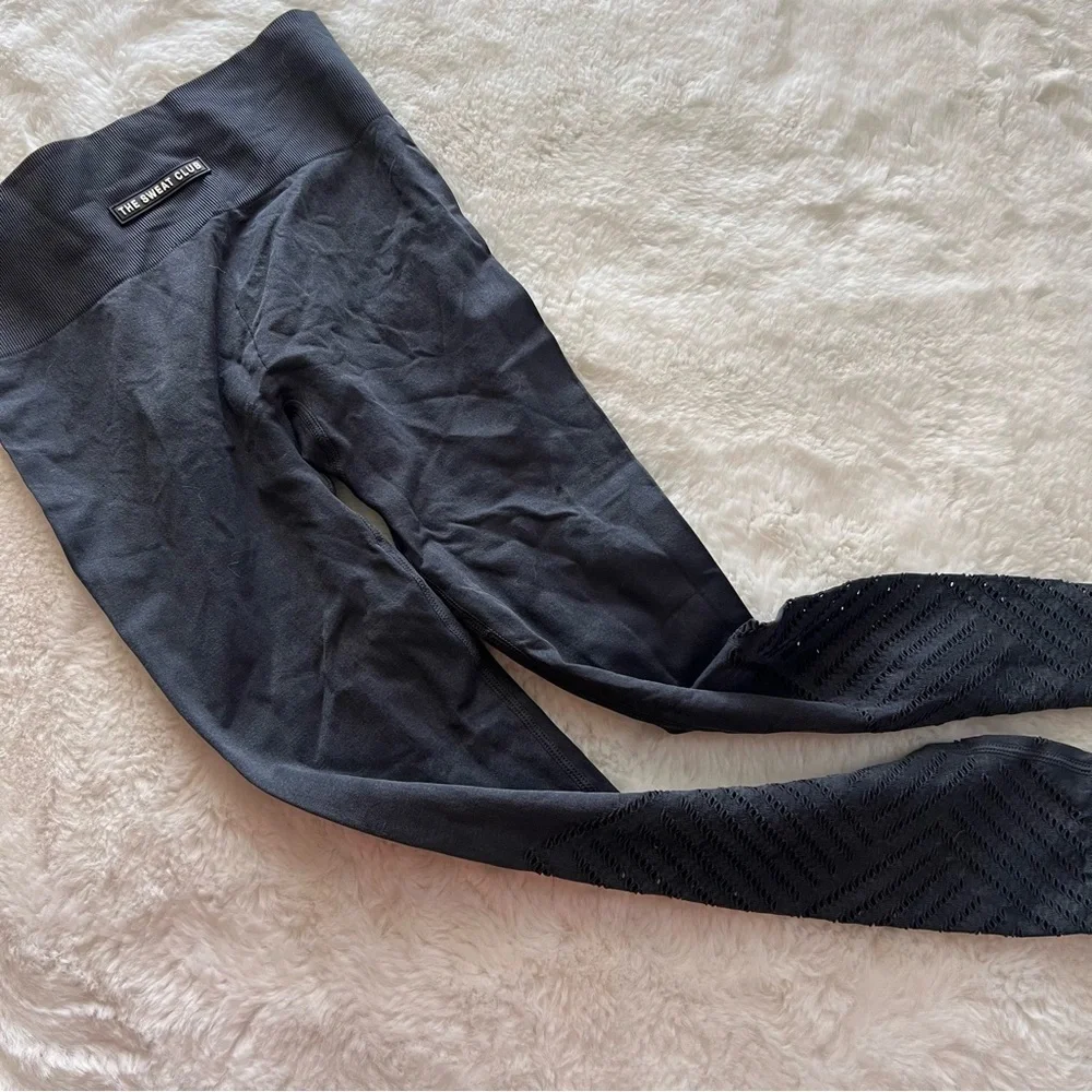 NNT The Sweat Club Seamless Dark Grey Leggings – Women’s Activewear. XS